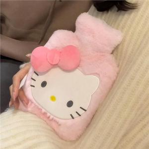 Hello Kitty Warm Water Bottle Bedding Special Hand And Foot Warmer Cute Cartoon Gift for Girls Fillable Hot Water Bag