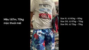 Quần đùi nam short size từ 60kg đến 75kg thích hợp đi biển hoặc mặc nhà vải mềm QN18