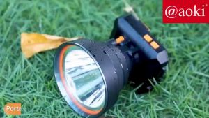 Senter Kepala Aoki Ak-3701A 40W / Aoki Ak-3072A 60W | Headlamp 40 Watt / 60 Watt Cahaya Putih Tahan Sampai 24Jam | Senter Aoki | Senter Kepala AOKI | Senter kepala Super Terang AOKI AK-3701A 40Watt / AOKI AK-3072A 60Watt ~ NOS