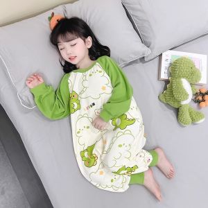 Bộ Đồ Ngủ Trùm Đầu Mùa Đông Cho Bé Trai Áo Choàng Lông Cừu Chống Lạnh in Hình Hoạt Hình Quần Áo Mặc Nhà Áo Khoác Trẻ Em