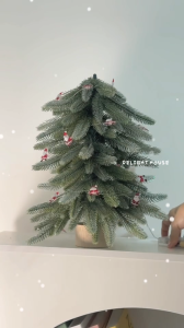 🎄ต้นคริสต์มาสตกแต่งตั้งโต๊ะ สไตล์มินิมอล ตกแต่งเทศกาลคริสต์มาส ใช้จัดพร็อพถ่ายภาพสินค้า เป็นของขวัญสุดน่ารักในช่วงปลายปี