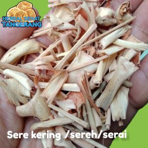 Sereh kering sere kering serai kering murah ecer 100gram