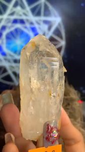 Trụ đá Thạch anh Lemurian tự nhiên lấp lắm tán sắc thiên định vũ trụ năng lượng cực mạnh 799