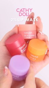 CATHY DOLL 2% HYALURON LIP MASK - MASKER PELEMBAB BIBIR LIP BALM ORIGINAL THAILAND