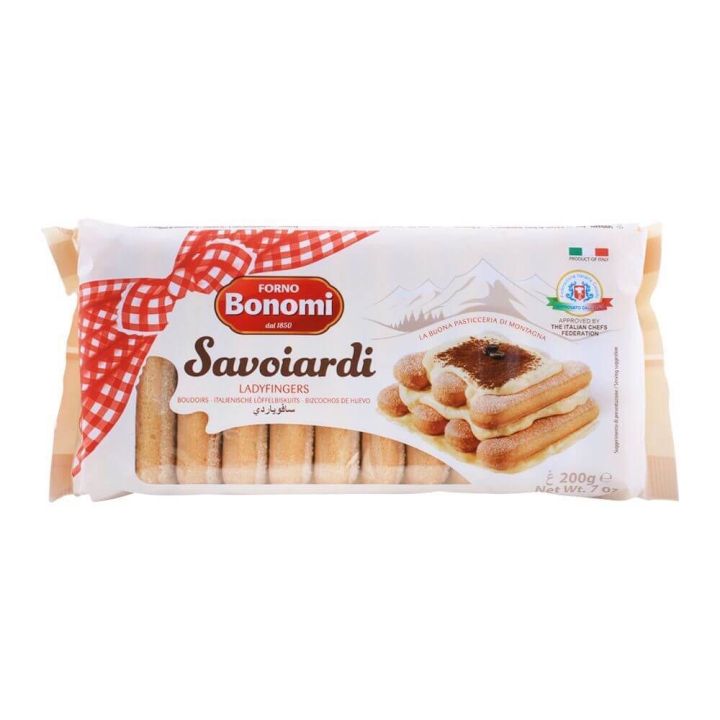 เลดี้ฟิงเกอร์ สำหรับทำทิรามิสุ Lady Finger Biscuit for Tiramisu, 200g