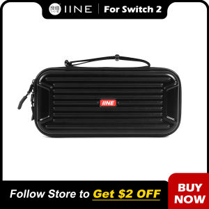 IINE PC Storage Bag for Switch 2/NS2/Switch2 Dual-Layer Protection / Can store protective case / Splash and stain proof