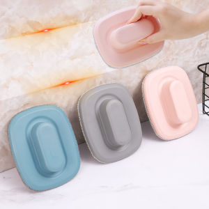 เครื่องมือทำความสะอาดเช็ดกระจกในครัวเรือนที่ทำความสะอาดแปรงทำความสะอาดแบบเปียกและแห้งแปรงทำความสะอาดบานหน้าต่างพรมปูพื้นม่านตาข่าย