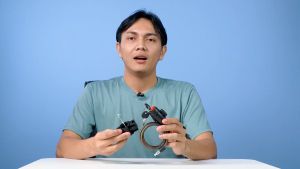 NO BRAND List biru Kunci Gembok Ban Sepeda Anti Maling 0.9 Meter T10