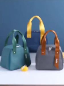 Aluminum Foil Waterproof Tote Lunch Bag Japanese Insulated Lunch Bags Warm&Cold Preservation