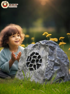 Upgraded 6.5 Inch Lawn Speaker Outdoor Waterproof Garden Park Small Grass Sound Speaker Community Portable Square Speaker