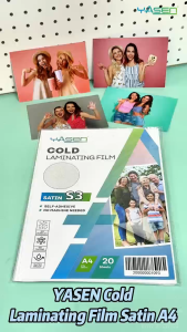 Yasen Photo Top Cold Laminating Film A4 80 Microns Waterproof PVC Satin Glossy Glitter Finish Protection for Photo Print