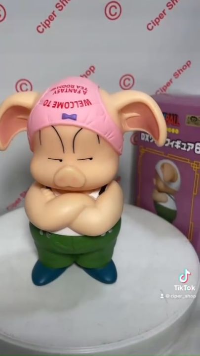 Mô hình Heo Oolong - Đội quần Hồng - Figure Pig Oolong Dragon Ball