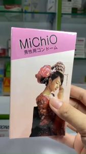 Bao cao su michio nhật bản- dòng bcs hương dâu nhẹ có gân và đường sọc phantrinh97.store