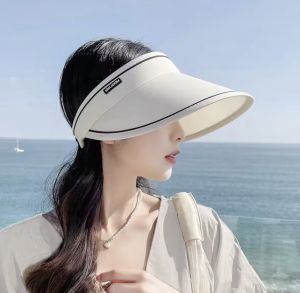 🐼 DayDu หมวงกันแดด หมวงเปิดกอล์ฟ กัน UPF หมวกครึ่งหัว สไตล์เกาหลี แฟชั่นฤดูร้อน F17 - พร้อมส่ง