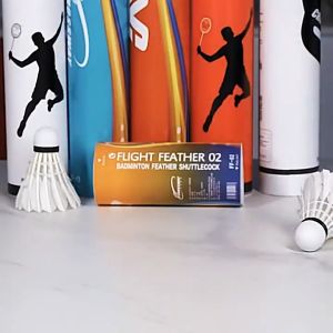 3/6Pcs Badminton Shuttlecocks Sports Fitness Aerodynamics Shuttlecock Feather Shuttlecock