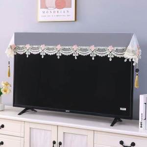 PH | Curved TV Dust Cover Wall-Mounted Dust Cloth