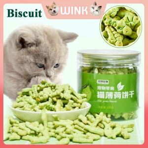 Catnip Biscuit Cat Cookies Cat Snacks Cat Treats Cat Biscuit FoodKitten Grass BiscuitsCatnip Snacks For Cat