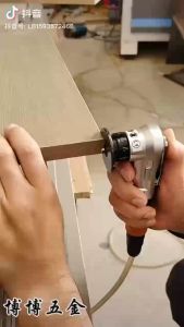 Máy bào cạnh gỗ/ máy gọt cạnh chỉ DL -95216 - Máy vát mép cầm tay dùng hơi