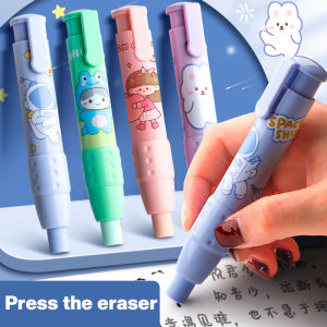 Hami Cartoon Cute Eraser Retractable Pressable Eraser kid Pen Type Eraser