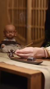 天然线香 2025天然四方鹅梨帐中香线香 奇楠降真香 70Pcs Incense Stick Joss Sticks Holder Sandalwood Agarwood Scented