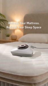 Keromee BD-360 Bed Mite Vacuum Cleaner 16000Pa 55°C Hot Air 8000 Taps/Min HEPA Filter for Mattress Sofa Bedding Pet Hair