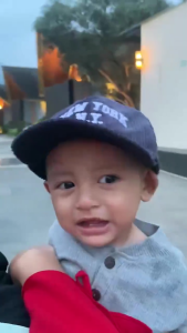 Topi bayi korduroi laki laki dan perempuan usia 1 bulan - 3 tahun kualitas impor bisa bordir nama