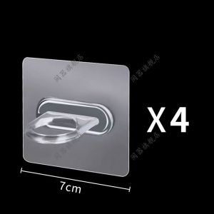 Wall-Mounted Clothes Drying Rod Organizer Fixed Clothes Hanger Storage Fork Rod Special Use for Hanging And Drying Clothes