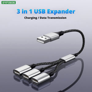 USB2.0 Expander 3 in 1 USB OTG Splitter Male to 3 Female USB2.0 Multi USB Hub Multiport Split Adapter