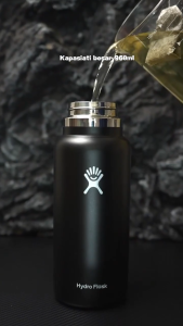 (Ship in 12hrs)Hydro Flask 32oz/946ml Stainless Steel Water Bottle Portable Hand Wide Mouth Thermos Vacuum Cup for Office Outdoor Travel