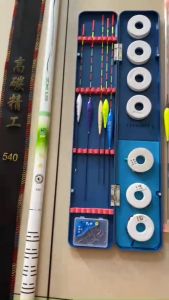 Combo bộ cần câu tay câu đơn câu đài cao cấp Thái Cực 5H-28i thẻo trục hộp phao như hình