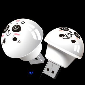 Smart Voice Control Panda Night Light Energy Saving Ambient Lamp for Bedroom Dormitory Home Decorative Lighting