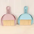 Mini Plastic Broom And Dustpan for Pets Home Use Student Garbage Shovel Set or Cleaning Tools Compact Household Items. 