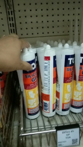 TOA ซิลิโคน GP กาวซิลิโคน ยาแนวรั่วซึม Lot ใหม่ สีใส ขาว เทา ดำ