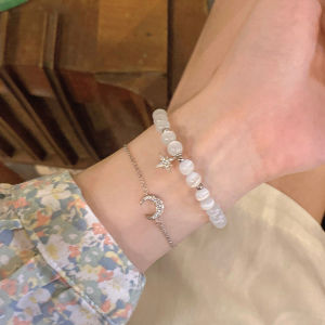 🔥Moon Bracelet Elegant Temperament Beaded Bracelet Cat Eye Stone Bracelet LovelylifeFu👍