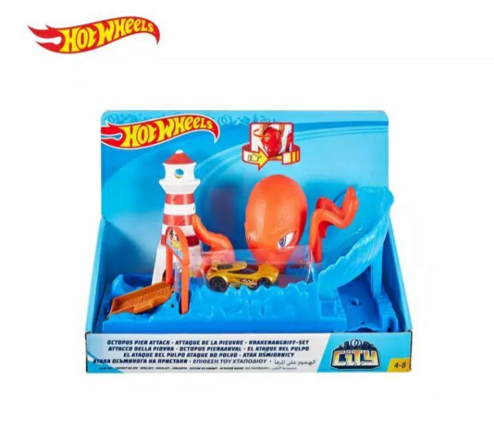 Hot wheels octopus hotsell pier attack