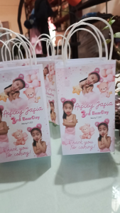 50pcs Customized Party Paper Bag I Lootbag with Handle