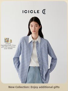 ICICLE | Color Woven Fine Wool Long Sleeve Shirt
