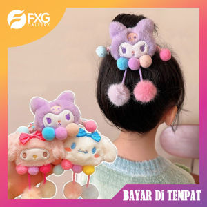 FXG iKat Rambut Karakter Anak Perempuan Lucu Wanita Motif Kartun Fashion Korea JPT16
