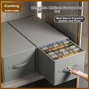 Closet Organizer Box for Clothes Storage