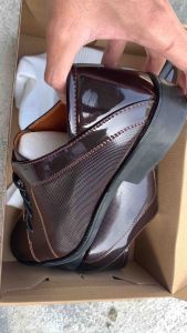 Giày tây nam Giày da bóng công sở D02 kiểu dáng sang trọng lịch lãm bảo hành 6 tháng