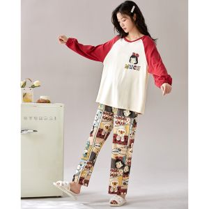 Bộ đồ ngủ MiiOW Cat Person cho nữ vải cotton 100% thoáng khí