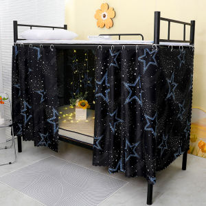 Popular Bed Curtains for Students Dormitory Upper And Lower Bunk Bed Specialized Light Blocking University Room Divider Curtain