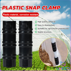Need Greenhouse Frame Pipe Clip Fixed Pipe Clamps Plastic Black Snap Clamp