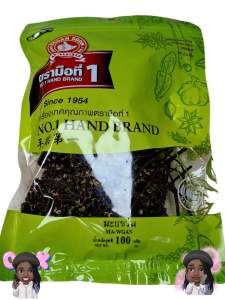 มะแขว่น100กรัมตรามือที่1 สินค้ามี2แพคเกจจิ้ง สลับกัน ตอนนี้เป็นสีเขียวค่ะ