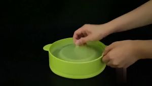 1pc Microwave Popcorn Maker-3L Large CapacityFoldable Silicone BowlBPA-Free & Dishwasher Safe Perfect for Family Movie Nights