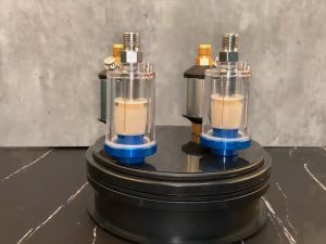 Spray Gun Air Line Filter Oil Water Trap Moisture Separator with adapter 1/4 Work On Air Compressor Tools