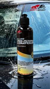 BRIGHT CHEM Glass Polishing Compound w/ Anti-Rain Zero Acid Formulation