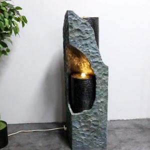 Water Fountain Indoor Feng Shui Water Feature Decorative Items Display Home Decoration Items Water Fountain Living Room Entrance Balcony Furnishings Simple and Elegant