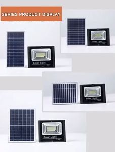 200W สปอร์ตไลท์ พลังงานแสงอาทิตย์ พร้อมรีโมทควบคุมระยะไกล Solar Flood Light แผงโซล่าเซล โคมไฟโซล่าเซล กันน้ำ เปลือกโลหะ โคมไฟติดผนัง ไฟสวน เหมาะสำหรับสวน ทางเดิน ผนัง ถนน