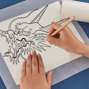 Giấy thiết kế hình xăm tattoo - giấy vẽ phác thảo cuộn 44cm & 62cm